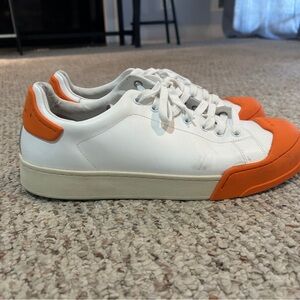 MarniWhite and Orange Sneakers